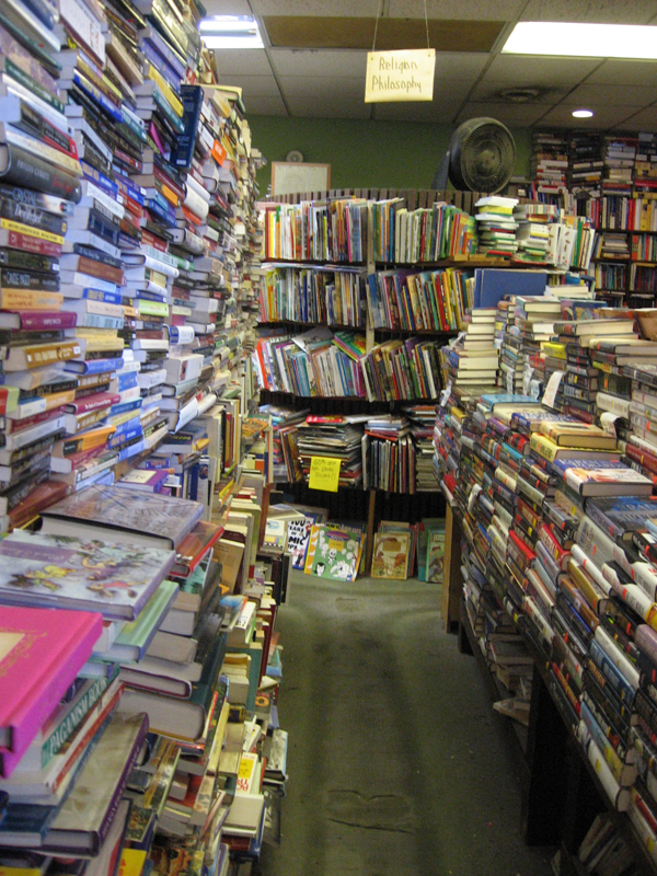 The stacks of books 